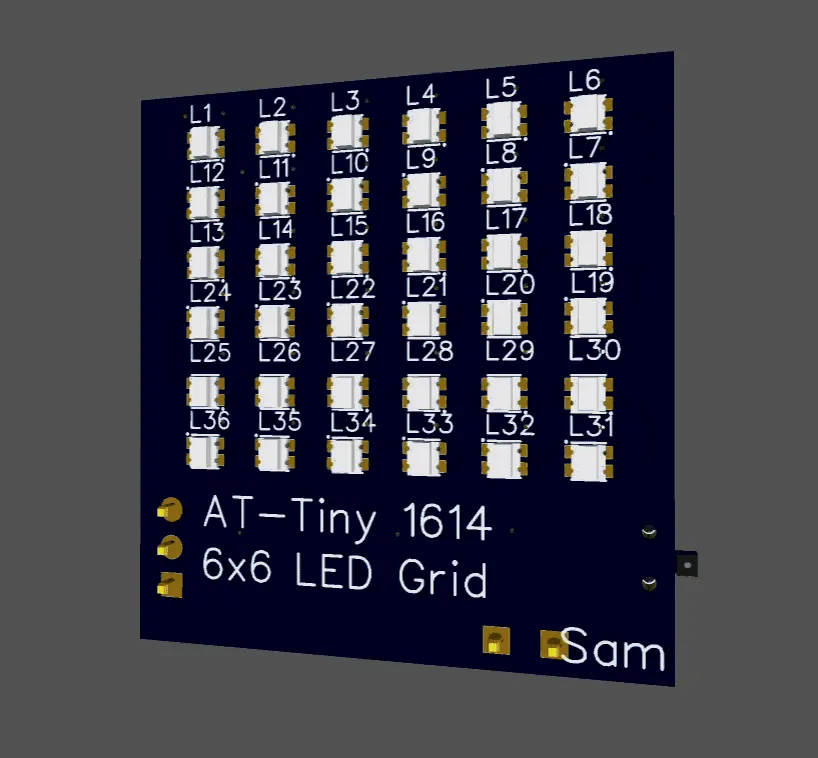 LED earring animation preview two